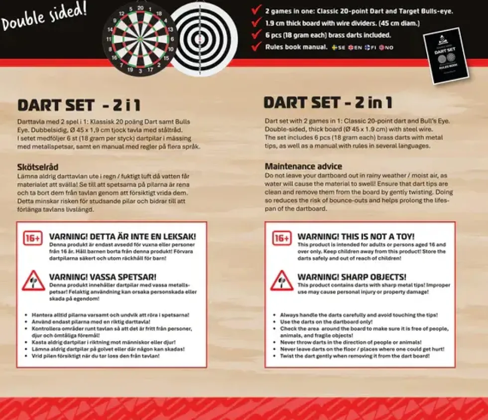 Dart Set 2in1 (SportMe)