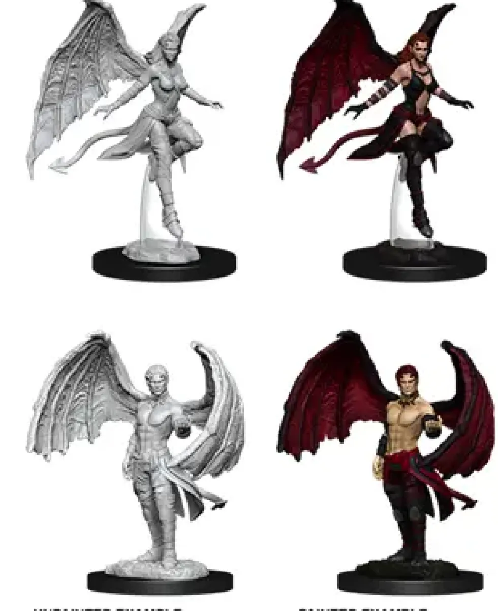 D&D Nolzur's Marvelous Miniatures: Succubus & Incubus (Unpainted)
