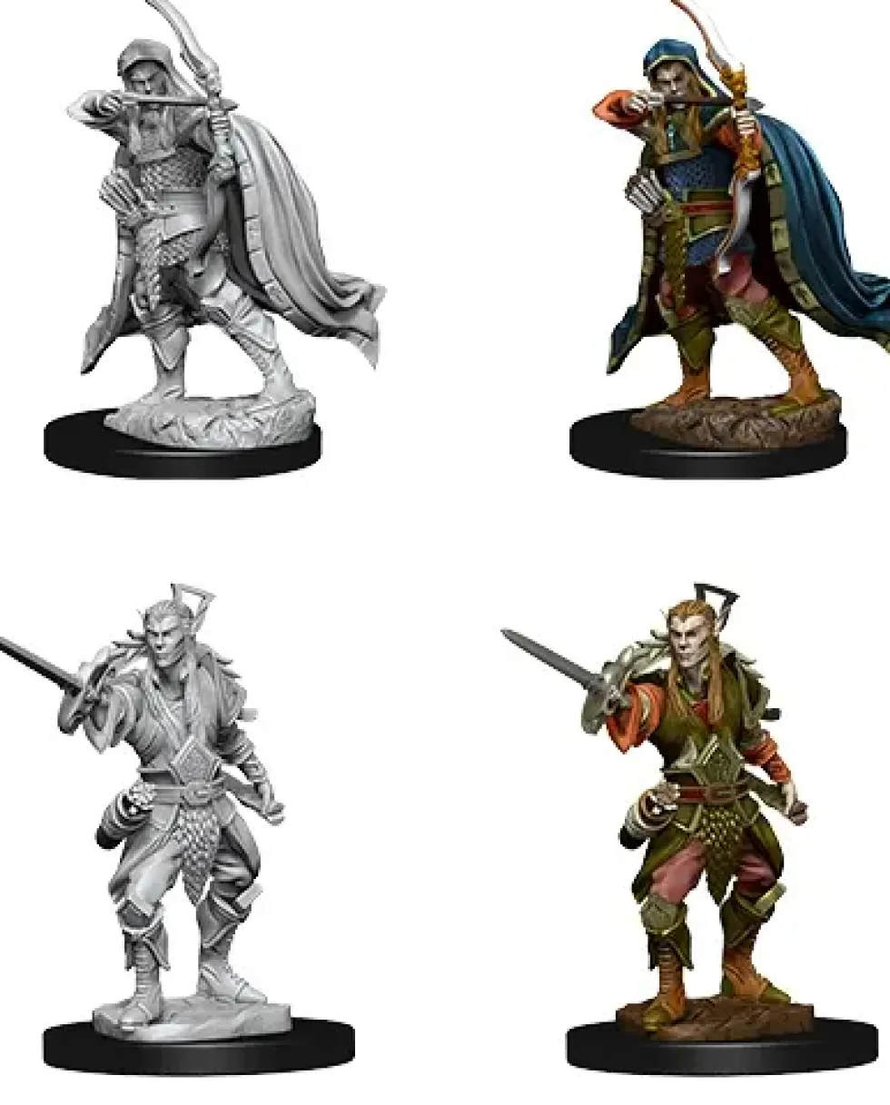 D&D Nolzur's Marvelous Miniatures: Elf Rogue - Male (Unpainted)