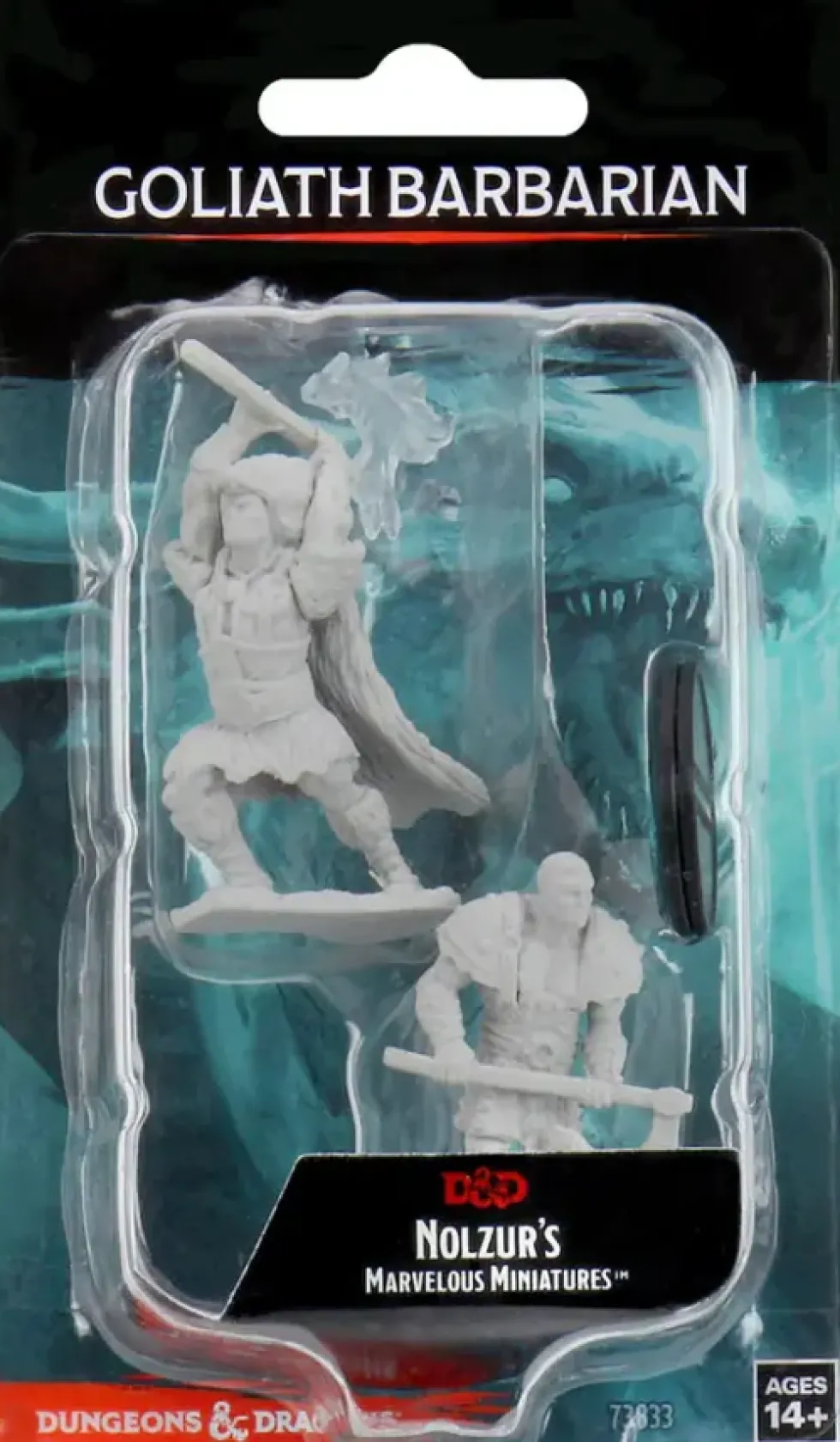 D&D Nolzur's Marvelous Miniatures: Goliath Barbarian - Male (Unpainted)