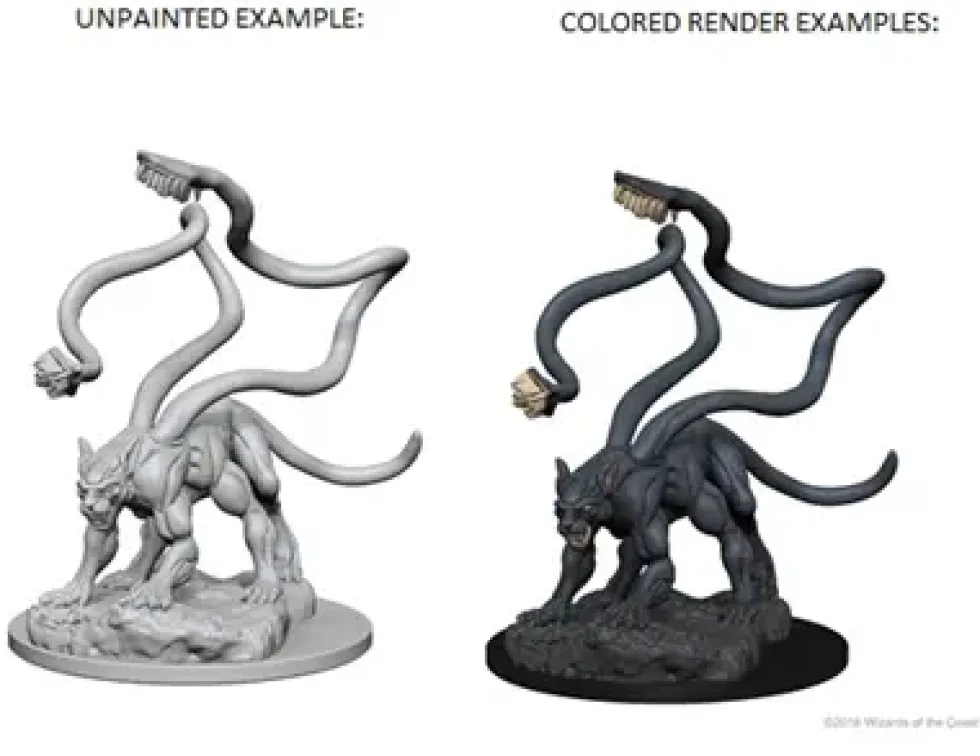 D&D Nolzur's Marvelous Miniatures: Displacer Beast (Unpainted)