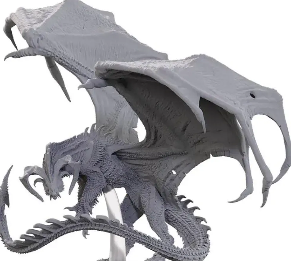 D&D Nolzur's Marvelous Miniatures: Adult Black Dragon Corruptor (Unpainted)