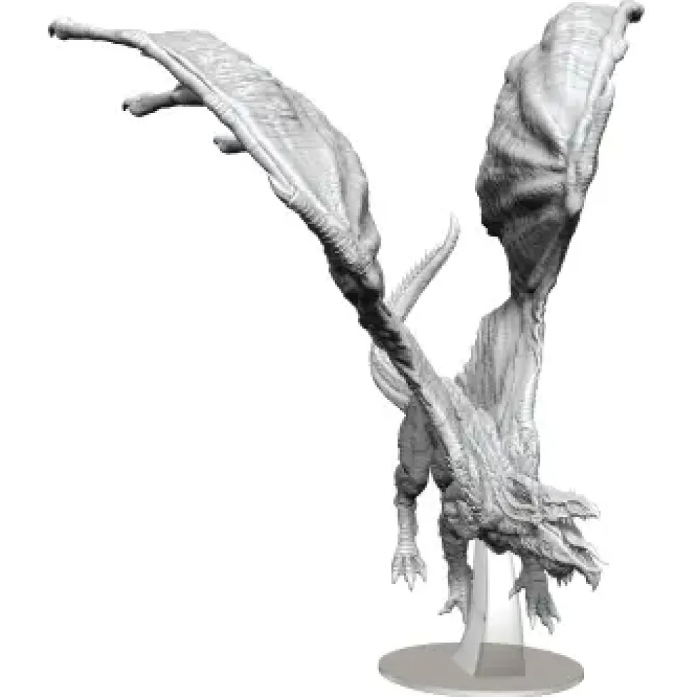 D&D Nolzur's Marvelous Miniatures: Adult White Dragon (Unpainted)