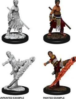 D&D Nolzur's Marvelous Miniatures: Male Half-Elf Monk (Unpainted)