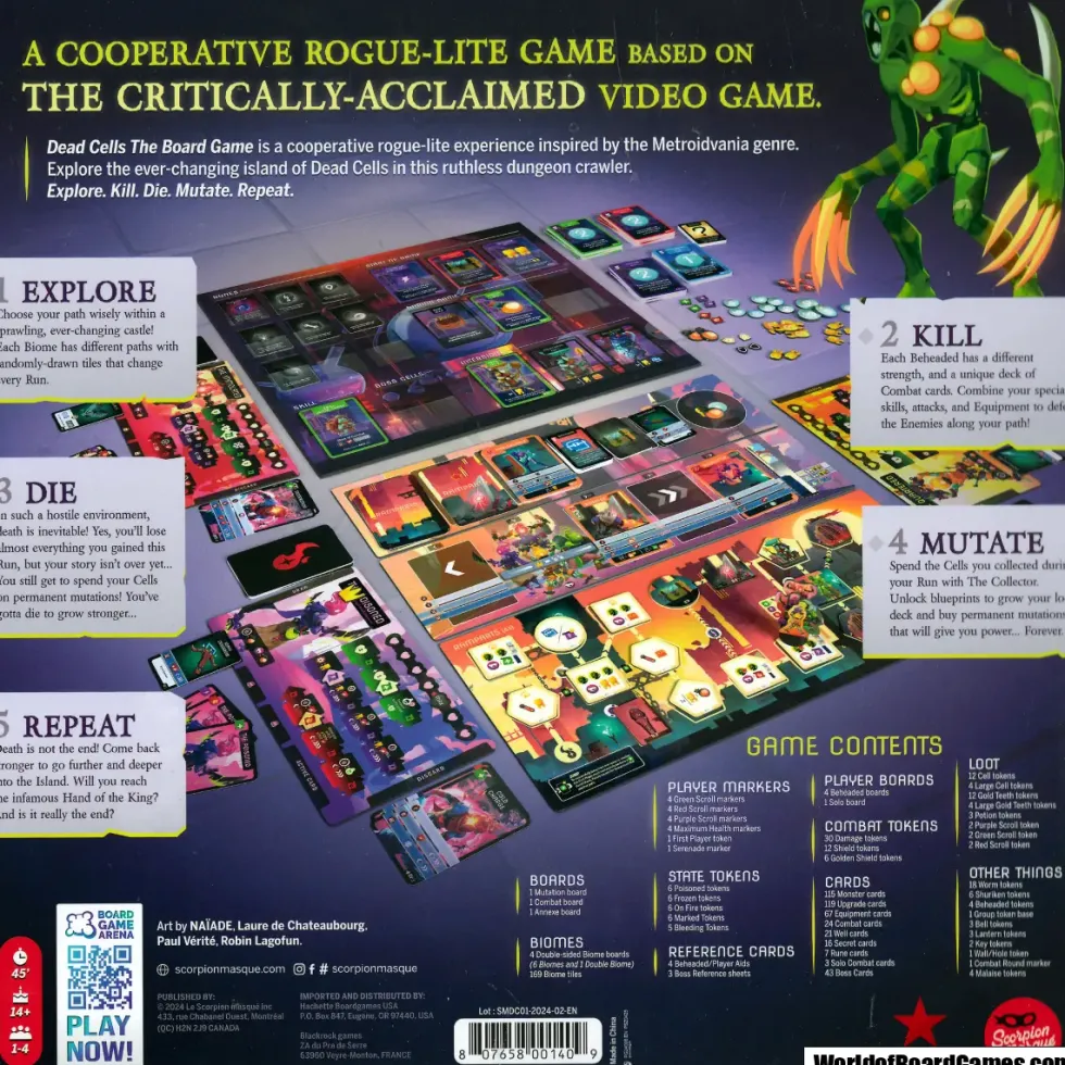 Dead Cells: The Rogue-Lite Board Game