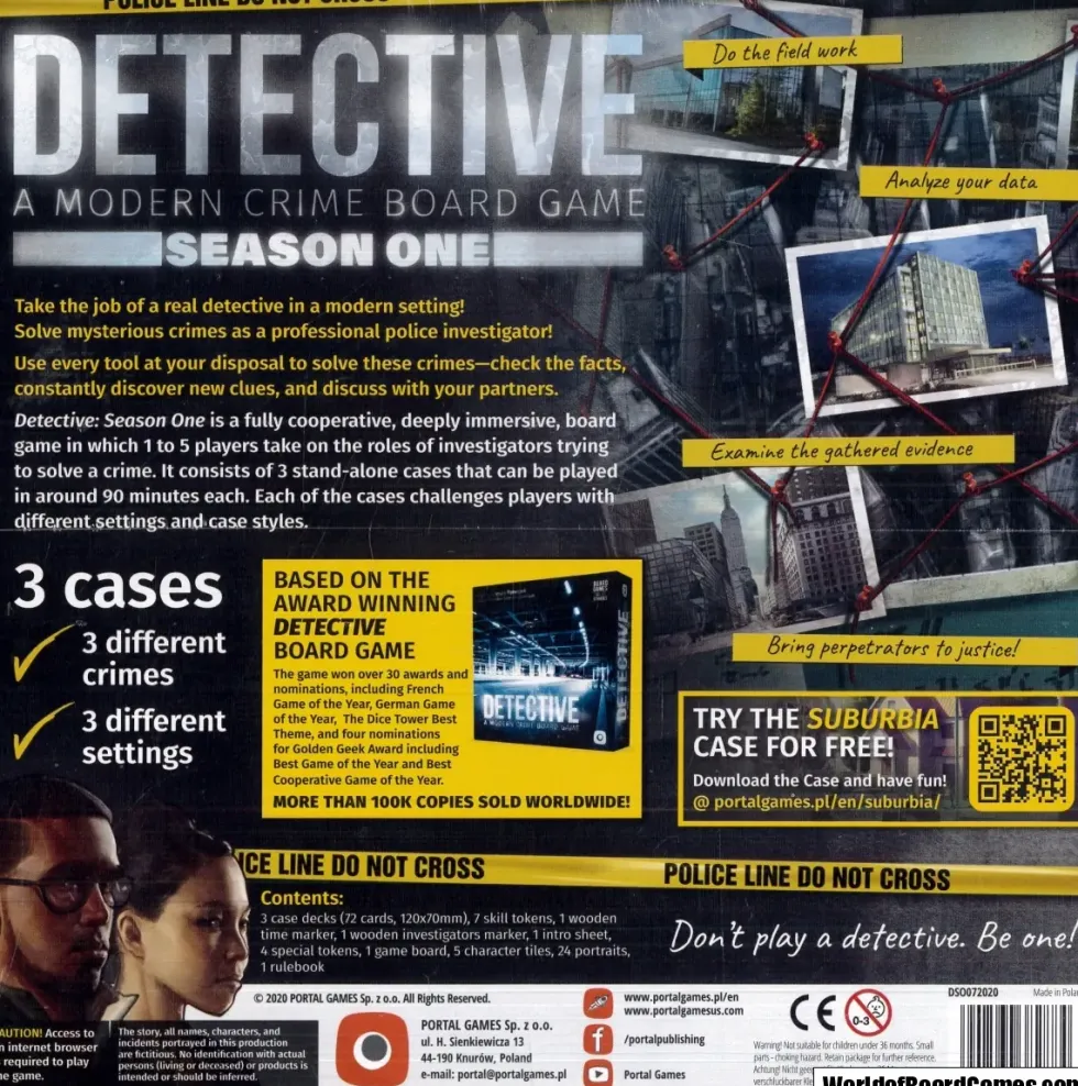 Detective: A Modern Crime Board Game - Season One