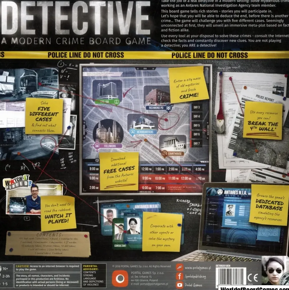 Detective: A Modern Crime Board Game
