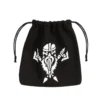 Dice Bag - Dwarven, Black & White