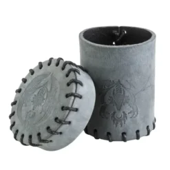 Dice Cup - Flying Dragon, Graphite Suede