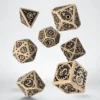 Dice Set - Adventures in the East Mark, Beige & Black