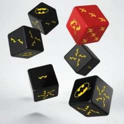 Dice Set - Batman Miniature Game, Batman - d6, 6 st