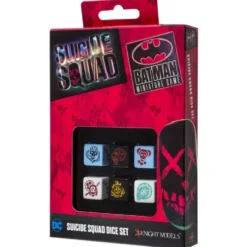 Dice Set - Batman Miniature Game, Suicide Squad - d6, 6 st
