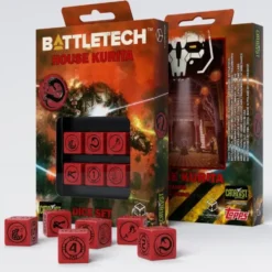 Dice Set - Battletech, House Kurita - d6, 6st