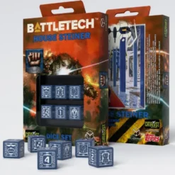 Dice Set - Battletech, House Steiner - d6, 6st