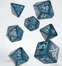 Dice set: Call of Cthulhu - Abyssal & white