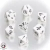 Dice Set - Classic, Elven - White and Black