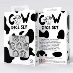 Dice Set - Cow, MOOzilla