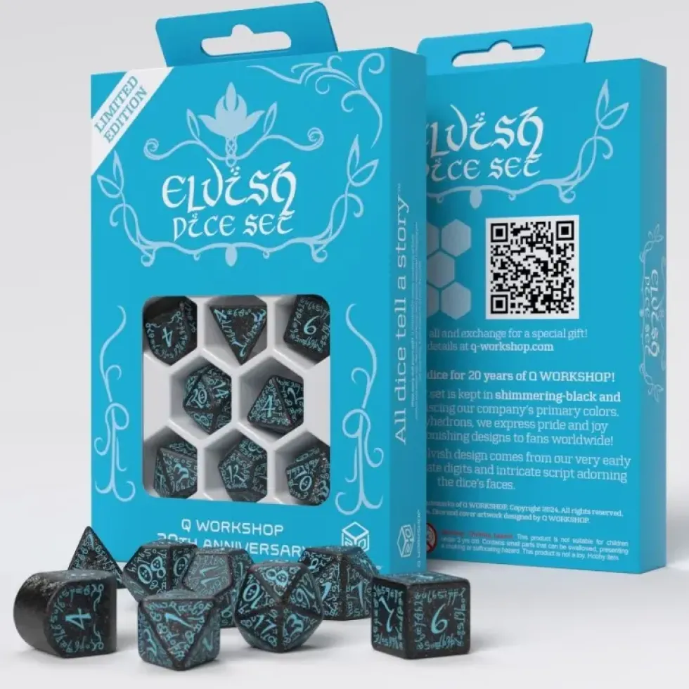 Dice Set - Elvish (20 Years)