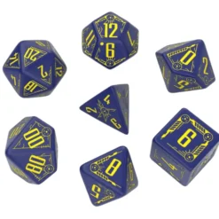 Dice Set - Galactic, Navy & Yellow