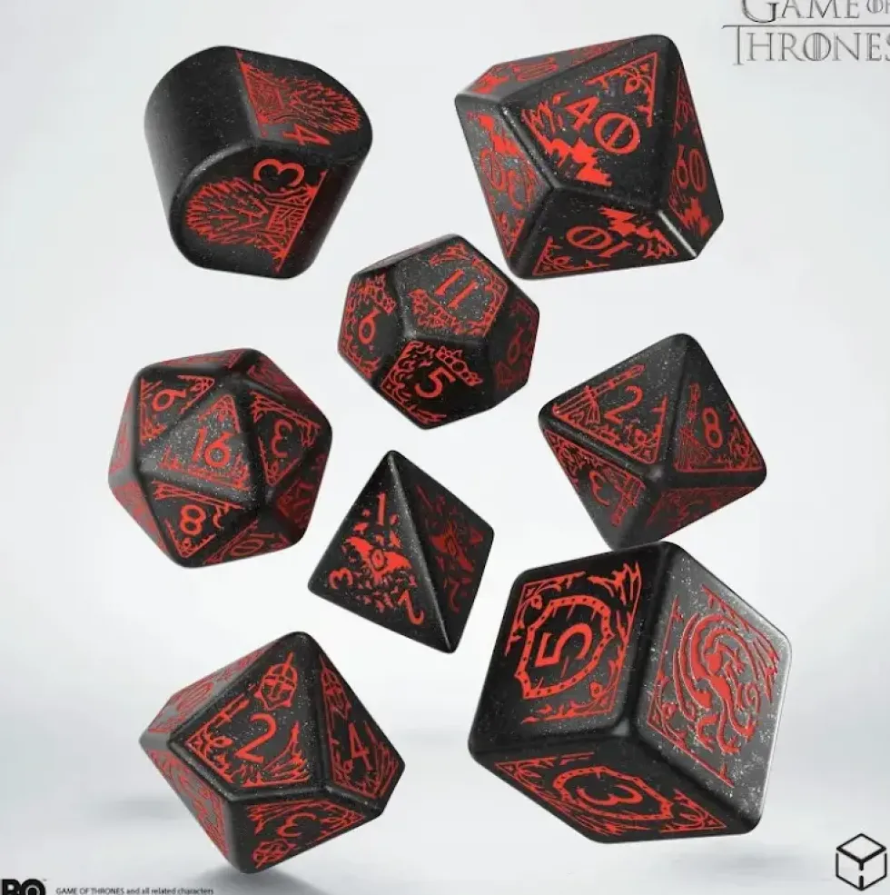 Dice Set: Game of Thrones - Targaryen