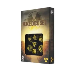 Dice Set - Nuke, Black and Yellow