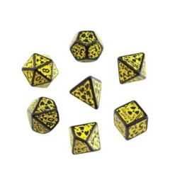 Dice Set - Nuke, Black and Yellow