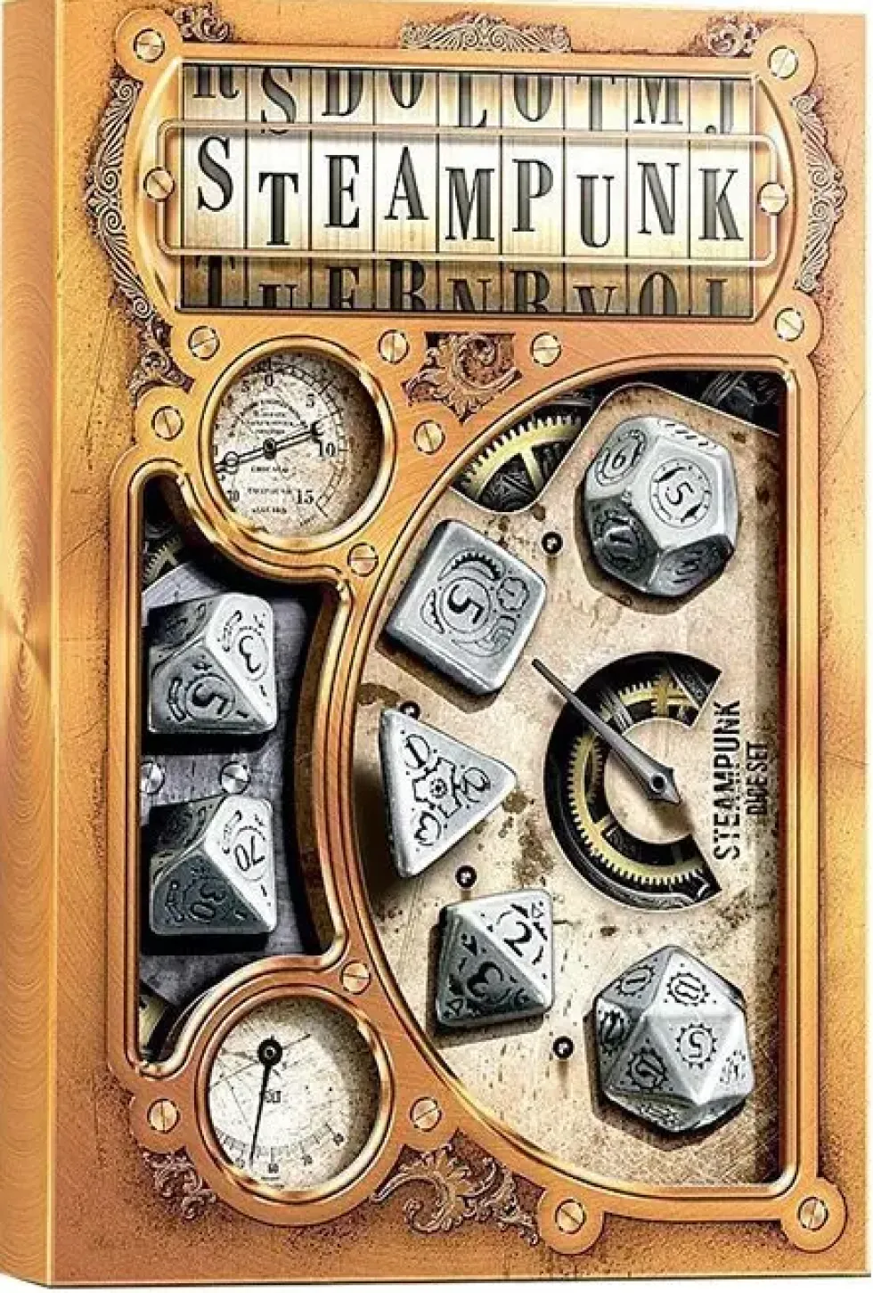 Dice Set - Steampunk, Metal