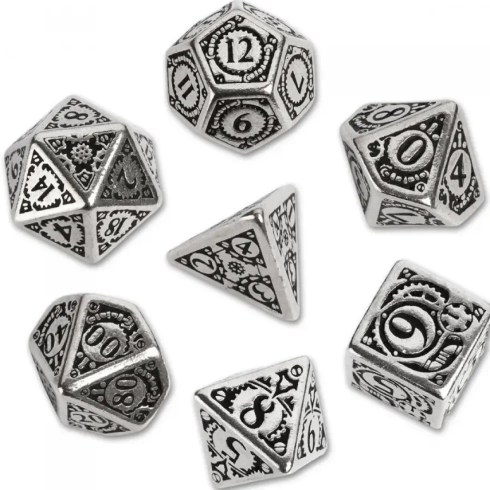 Dice Set - Steampunk, Metal