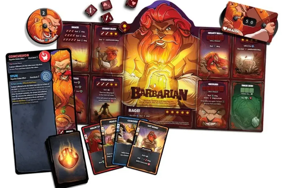 Dice Throne: Barbarian Hero Pack