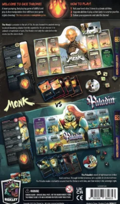 Dice Throne: Monk vs Paladin