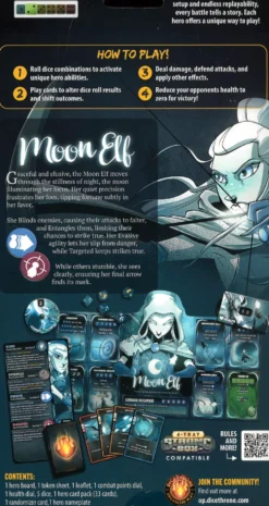 Dice Throne: Moon Elf Hero Pack