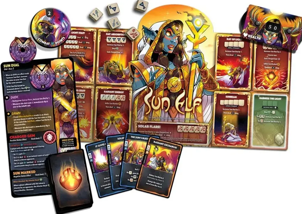 Dice Throne: Sun Elf Hero Pack