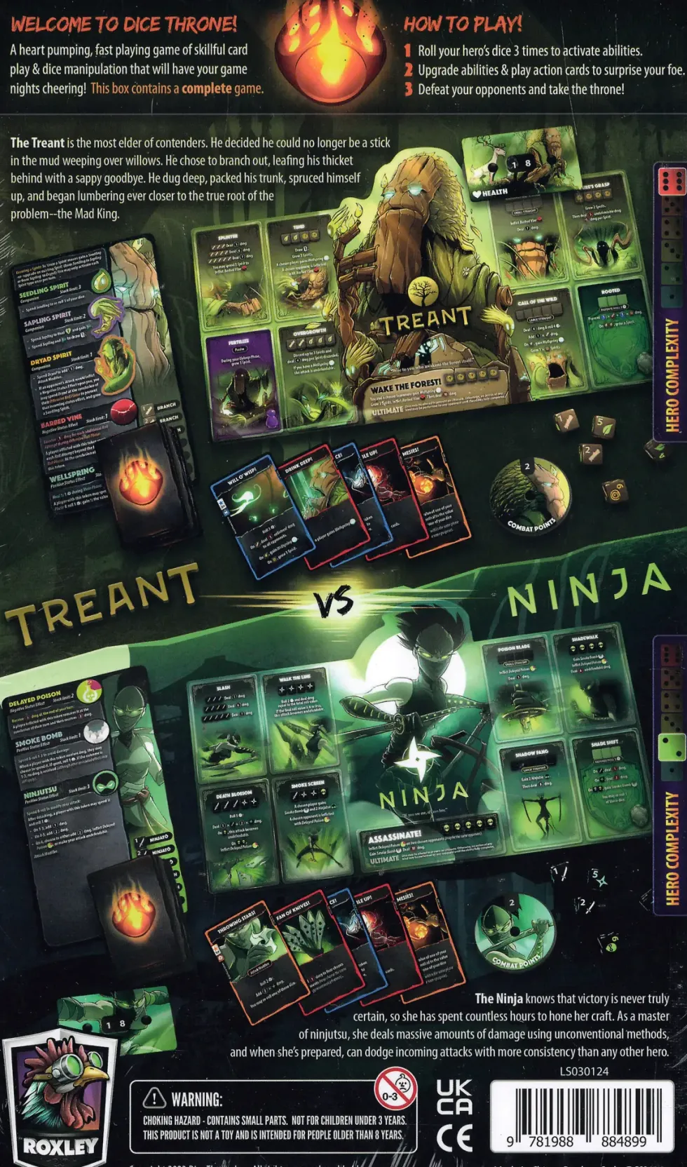 Dice Throne: Treant vs Ninja