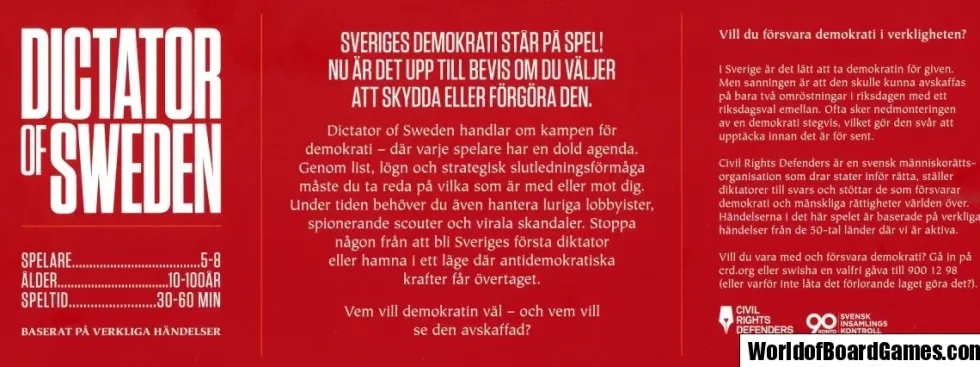 Dictator of Sweden