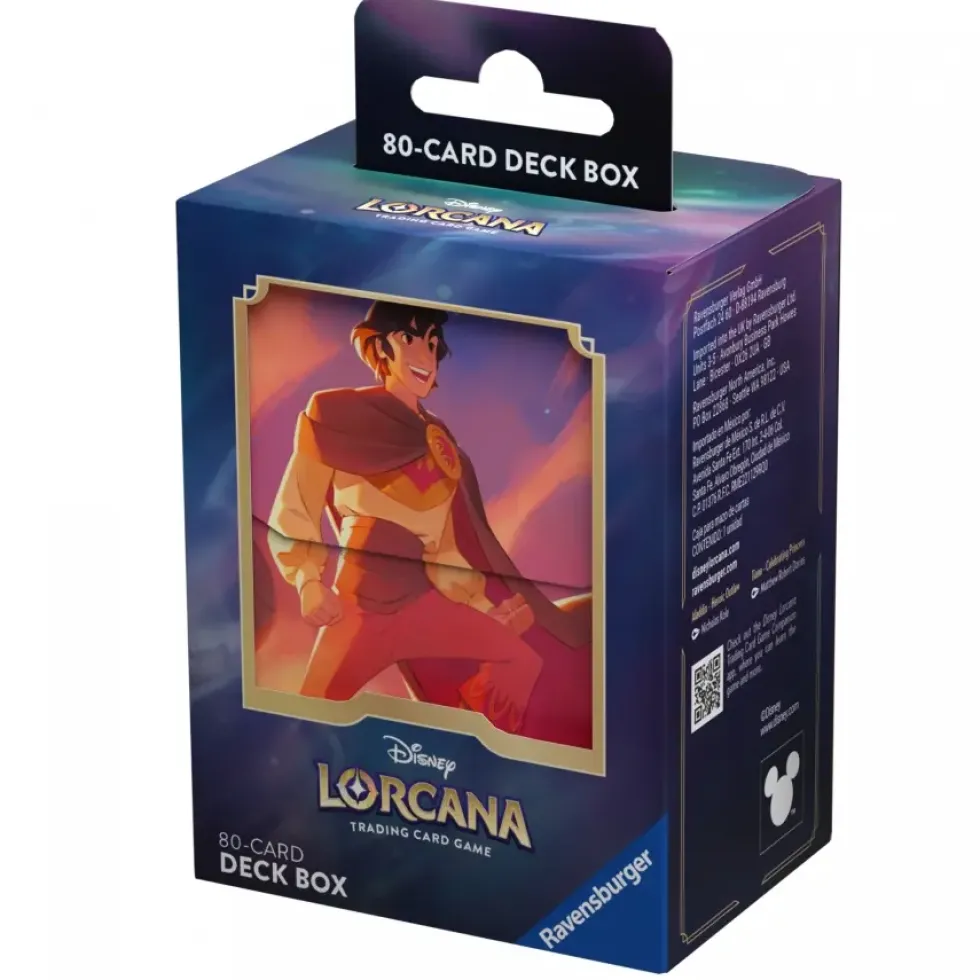 Disney Lorcana Shimmering Skies Deck Box - Aladdin