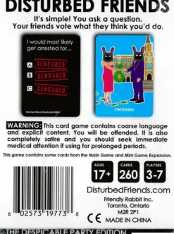 Disturbed Friends: The Despicable Party Edition