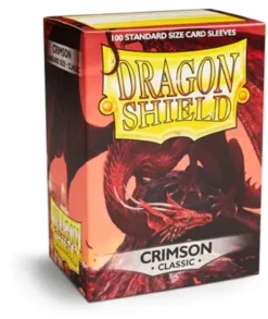 Dragon Shield: Classic Crimson (63 x 88 mm) - 100 st