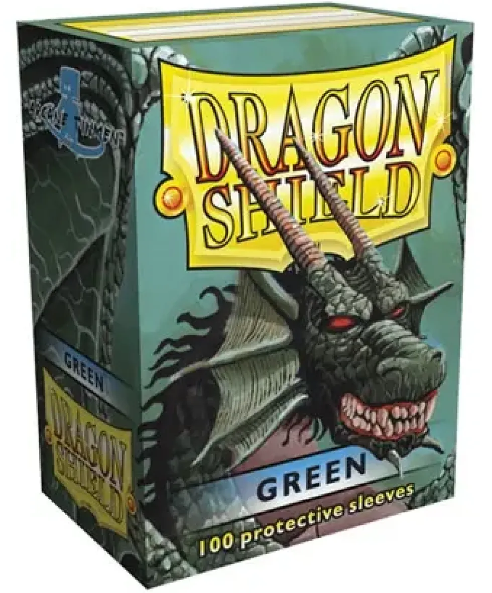 Dragon Shield: Classic Green (63 x 88 mm) - 100 st