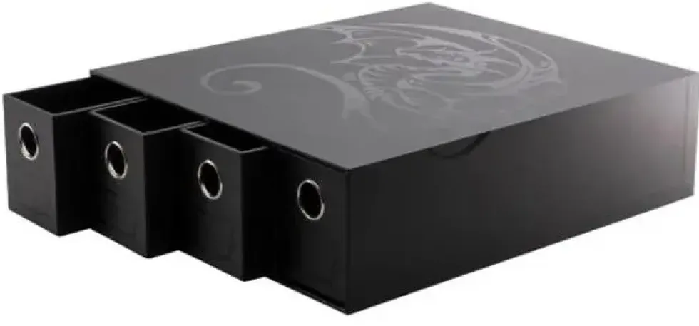 Dragon Shield: 4 Horizontal Fortress Card Drawers - Black