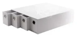 Dragon Shield: 4 Horizontal Fortress Card Drawers - White