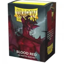 Dragon Shield: Matte Blood Red (63 x 88 mm) - 100 st