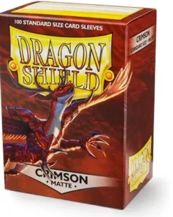 Dragon Shield: Matte Crimson (63 x 88 mm) - 100 st