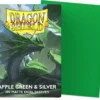 Dragon Shield: Matte Dual Apple Green & Silver (63 x 88 mm) - 100 st
