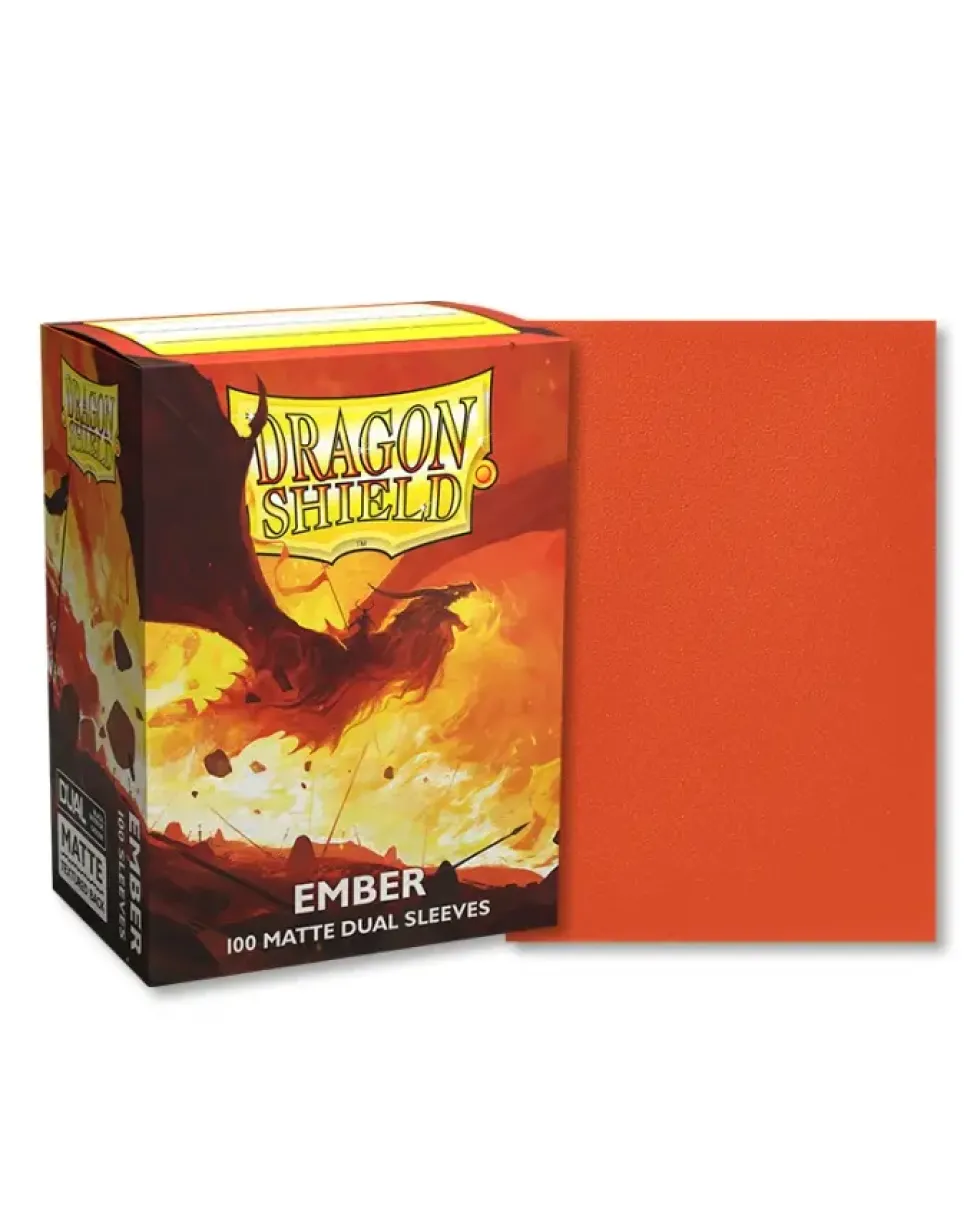 Dragon Shield: Matte Dual Ember (63 x 88 mm) - 100 st