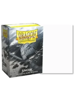 Dragon Shield: Matte Dual Snow (63 x 88 mm) - 100 st