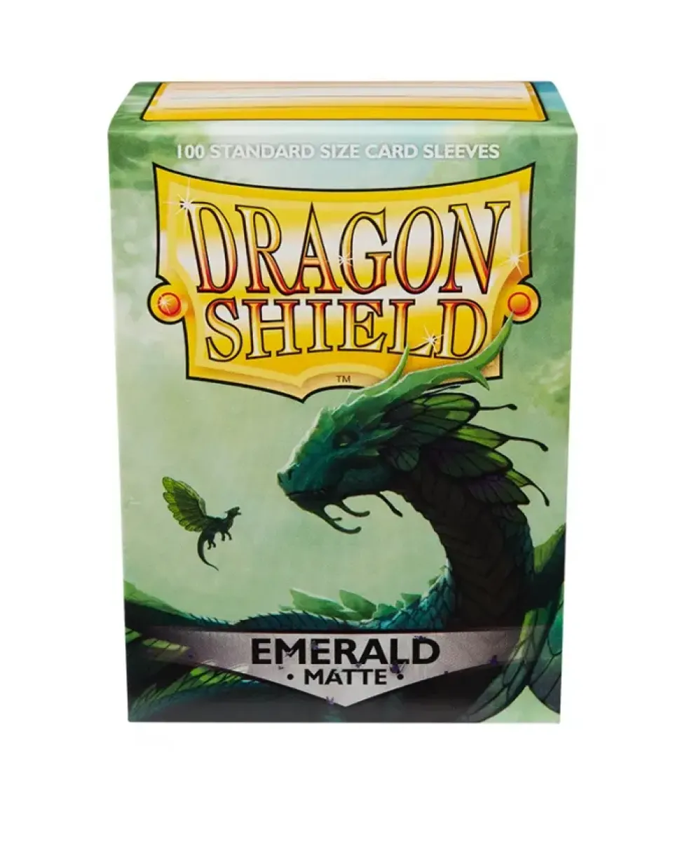 Dragon Shield: Matte Emerald (63 x 88 mm) - 100 st