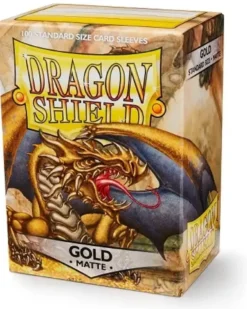 Dragon Shield: Matte Gold (63 x 88 mm) - 100 st