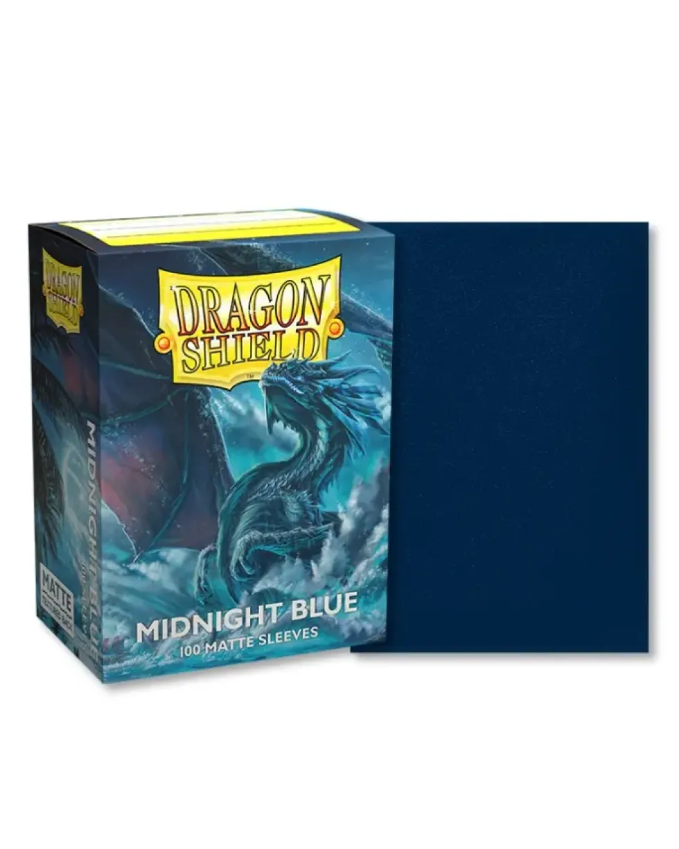 Dragon Shield: Matte Midnight Blue (63 x 88 mm) - 100 st