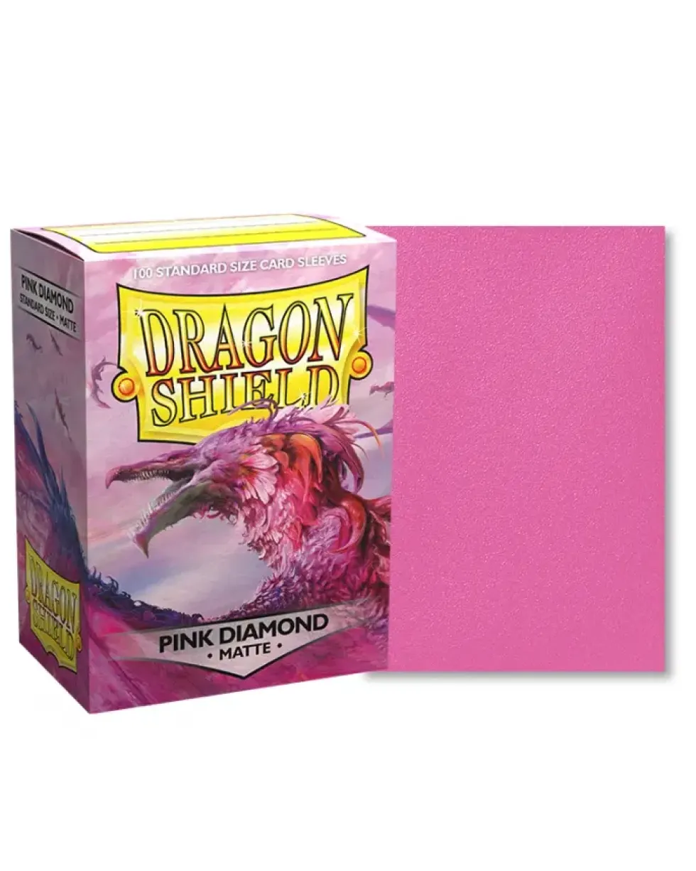 Dragon Shield: Matte Pink Diamond (63 x 88 mm) - 100 st