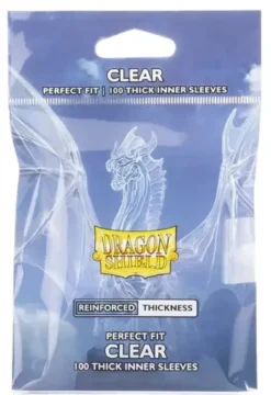 Dragon Shield Sleeves: Perfect Fit - Thick Inner Sleeves - Clear (100 st)